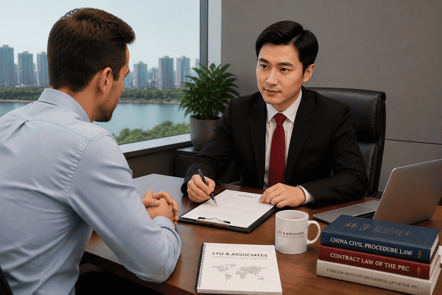 Foreign client consulting Changzhou China lawyer