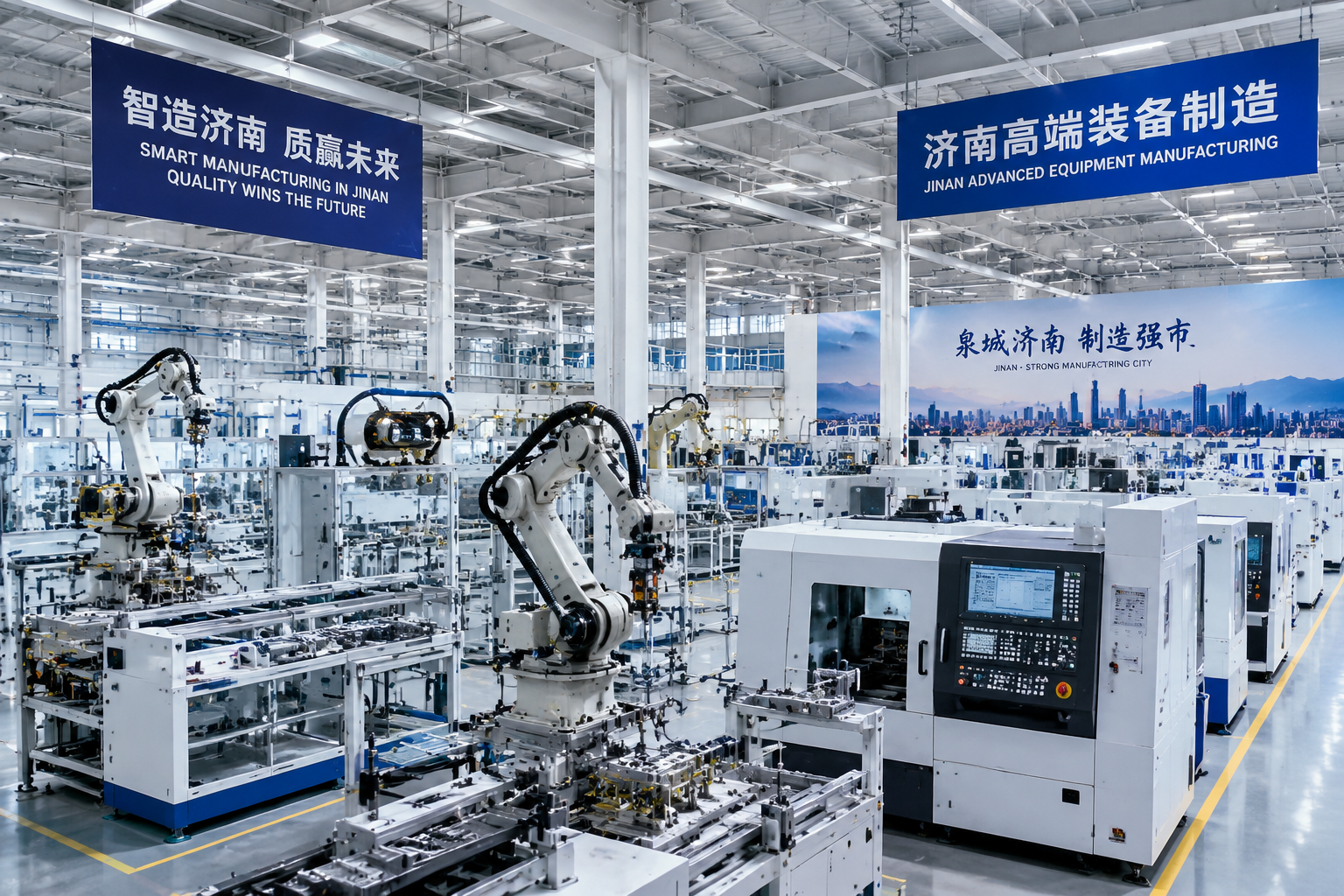 Jinan intelligent manufacturing and industrial equipment production in China
