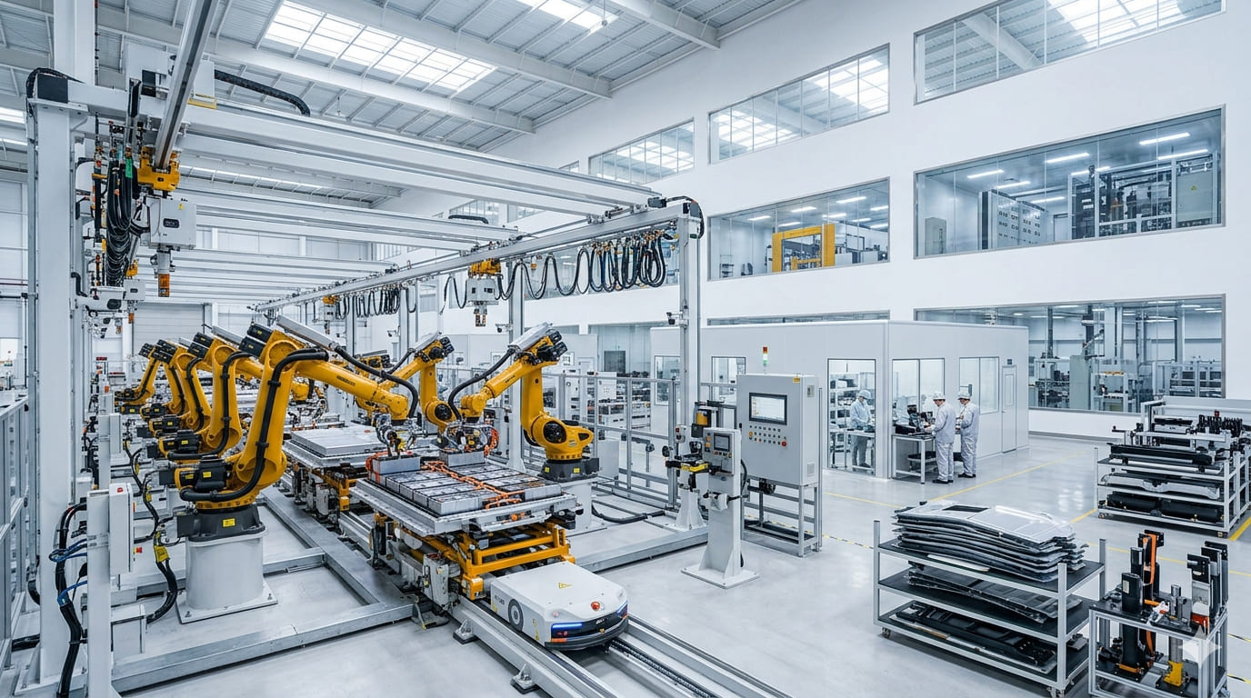 Modern manufacturing facilities in Ningbo, Zhejiang Province, China