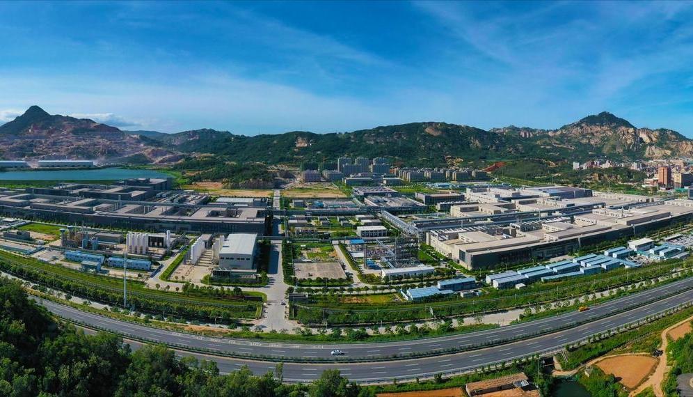 Quanzhou manufacturing industrial park and export facilities in Fujian China