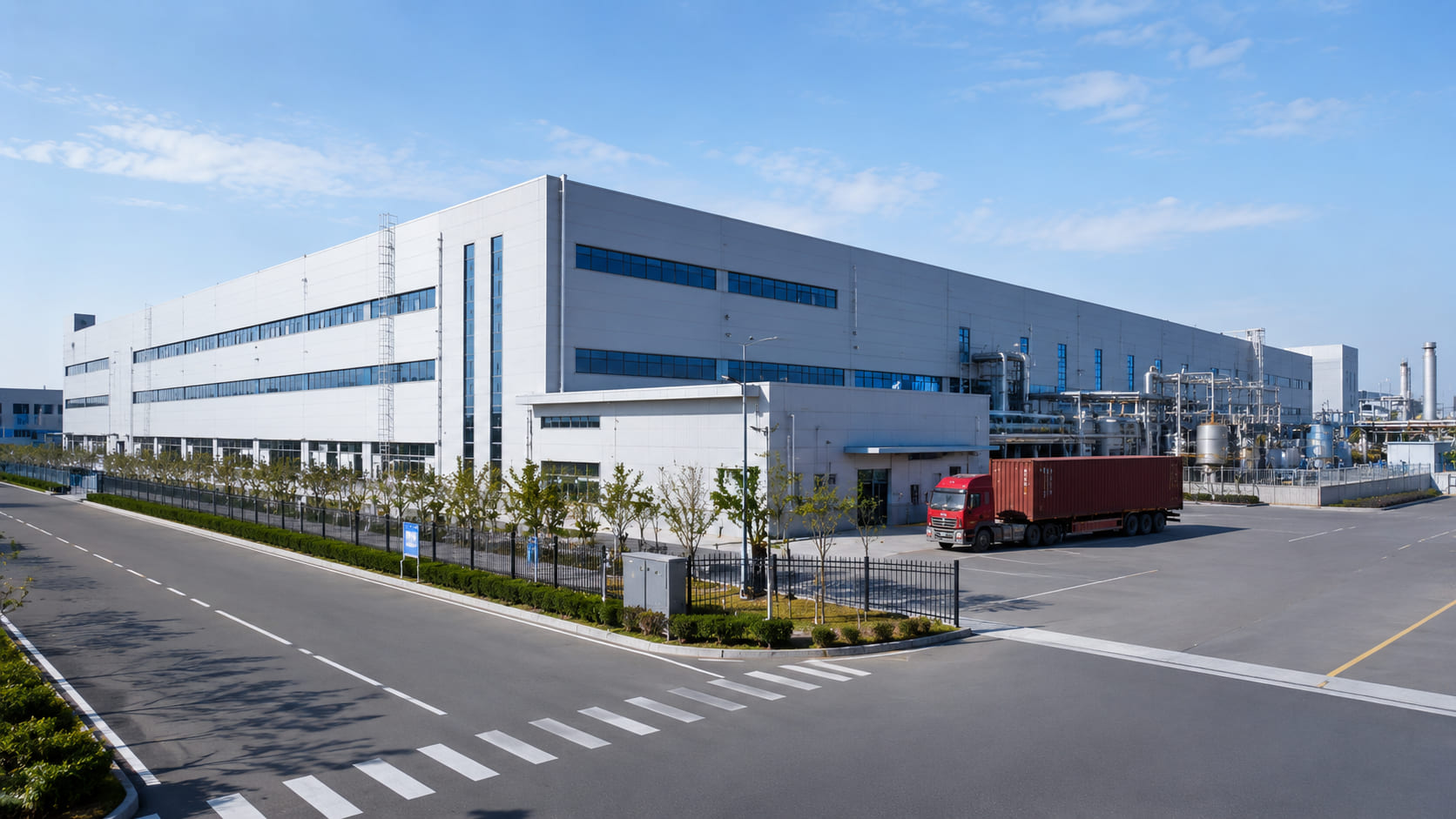 Modern manufacturing facility in Kunshan, Jiangsu, China