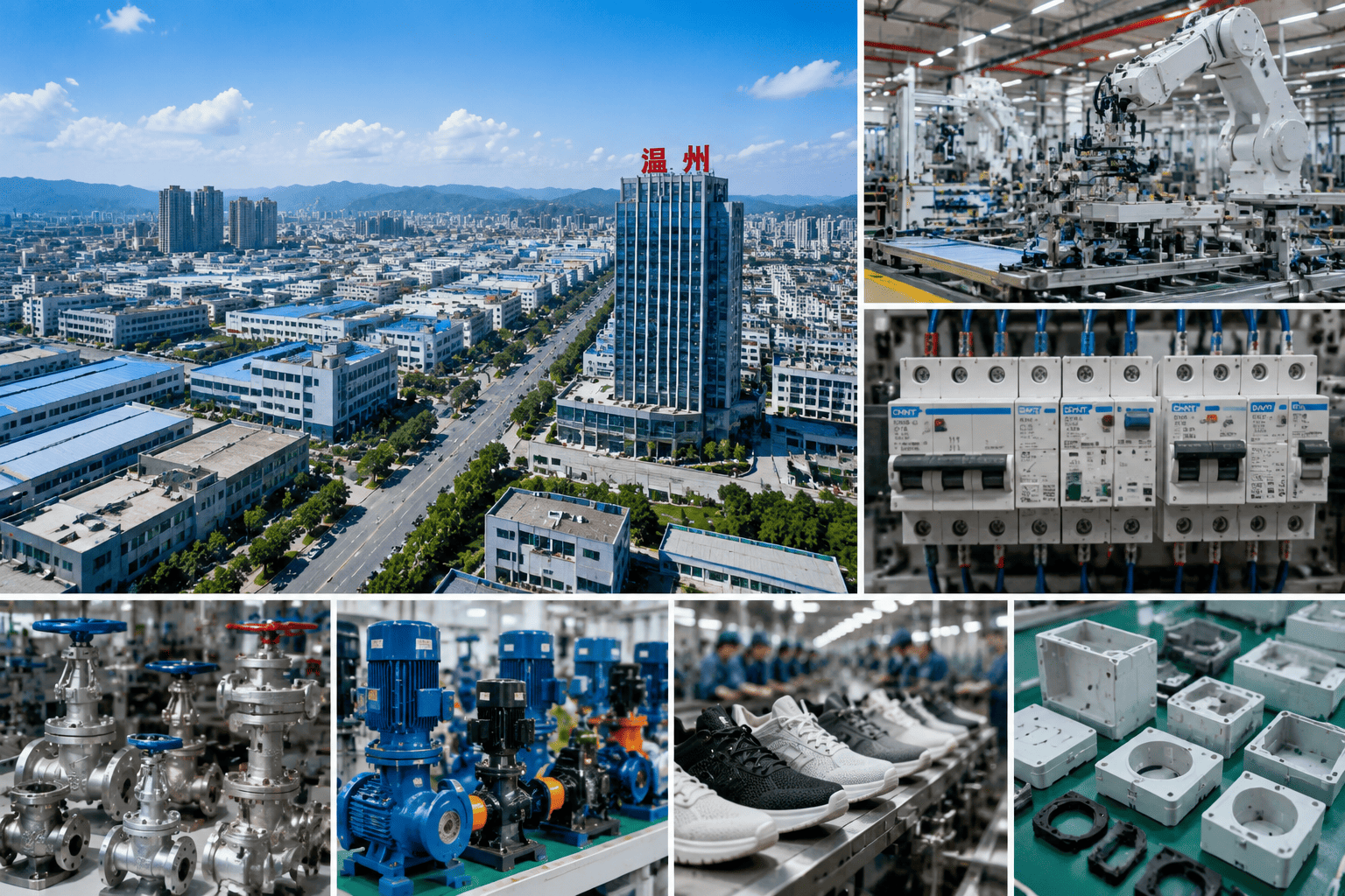 Wenzhou manufacturing and industrial production
