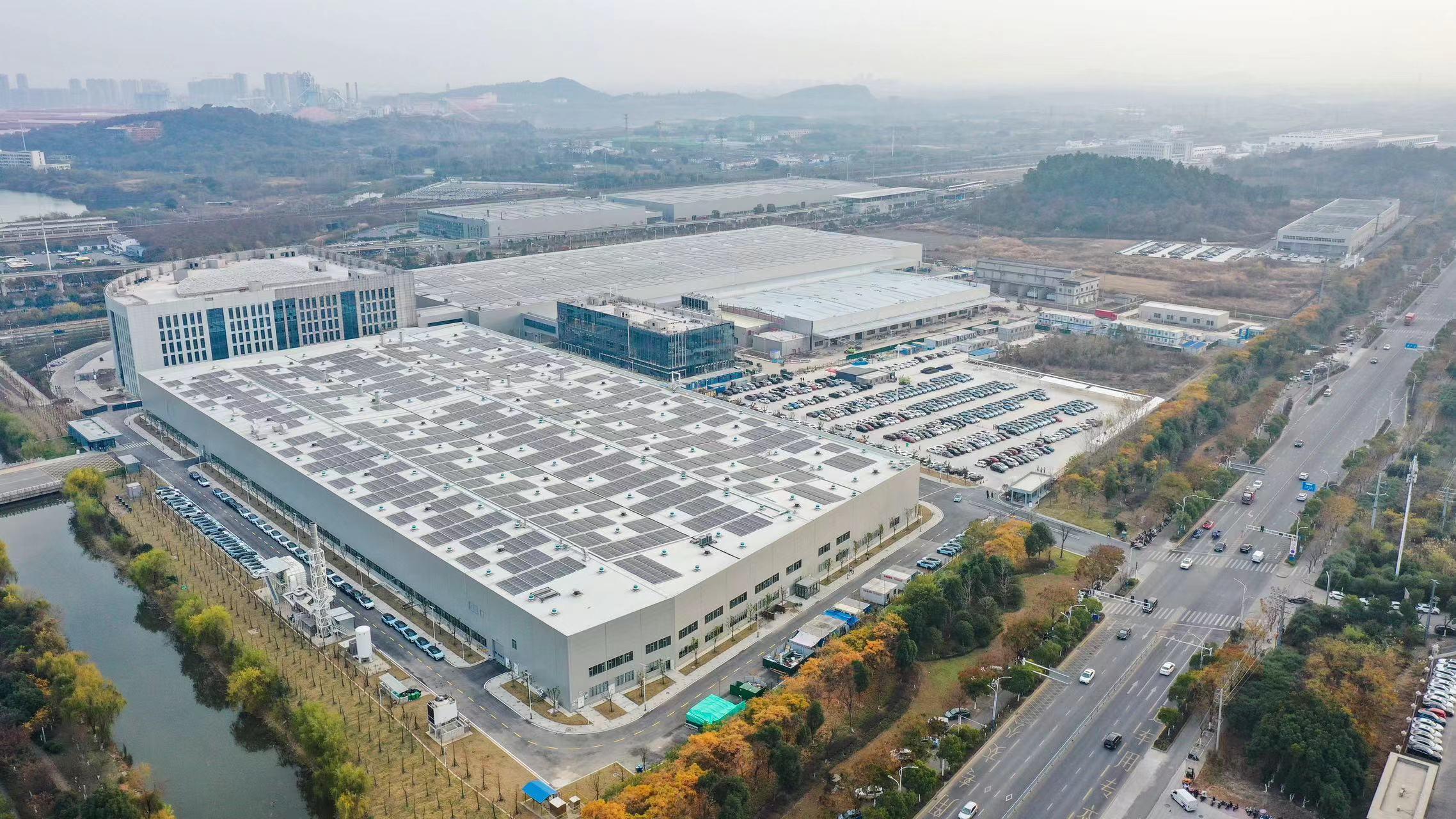 Wuhu manufacturing and industrial production area in Anhui, China