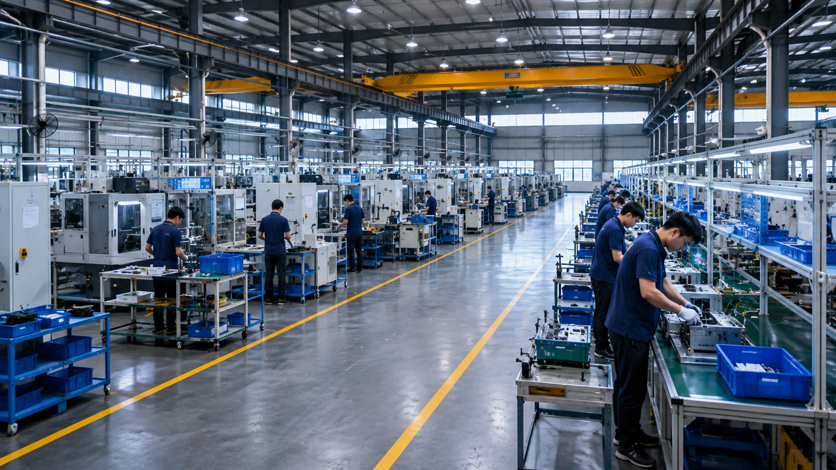 Modern export manufacturing facility in Xiamen, Fujian Province, China