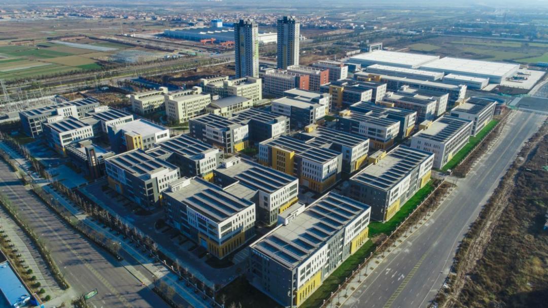 Xi'an manufacturing and industrial area in Shaanxi, China